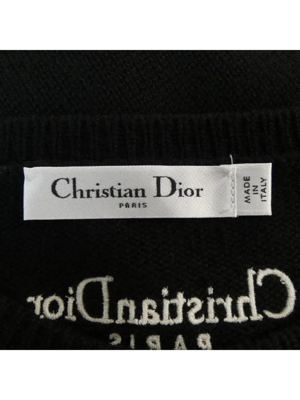 Dior Knit Sweater Black